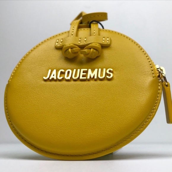 Jacquemus Yellow Leather Le Pitchou Mini Purse Bag - Picture 1 of 4